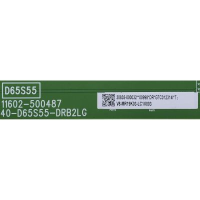 LED DRIVER PARA TV TCL / NUMERO DE PARTE 30835-000032 / 40-D65D55-DRB2LG / V8-MR19K03-LC1V003 / 11602-500487 / DISPLAY ST6451D06-3 VER.2.1 / MODELO 65S555	 - Imagen 2